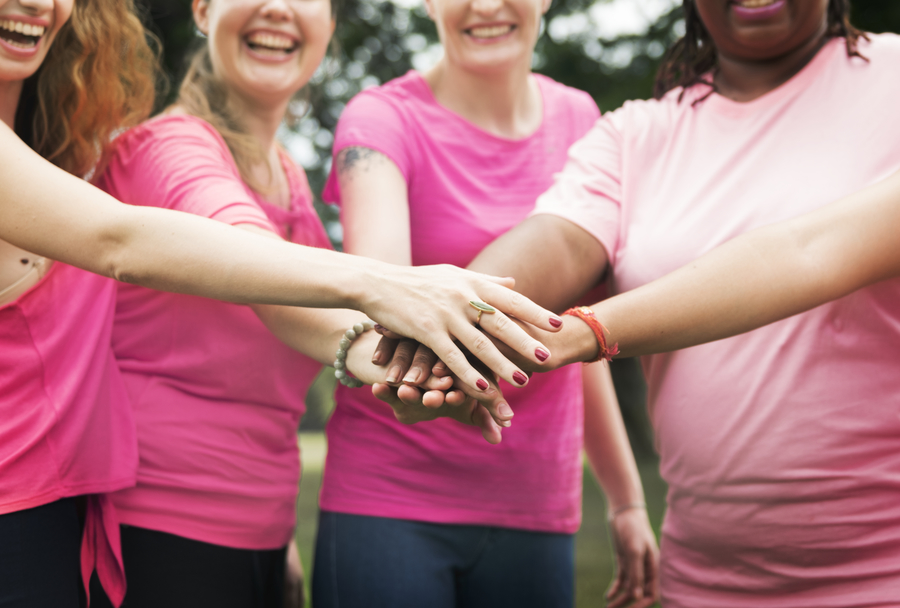 Left or right mulheres lutando contra o cancer de mama