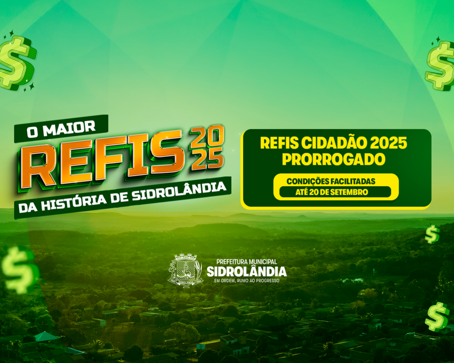 Prefeitura prorroga prazo do REFIS Cidadão 2025 até setembro