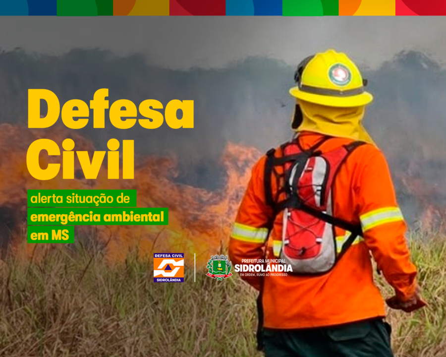  Defesa Civil alerta situação de emergência devido a incêndios florestais e baixa qualidade do ar