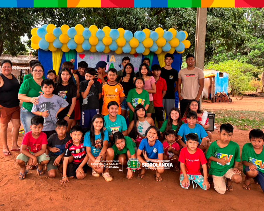 Assistência Social promove Dia da Alegria e celebra a infância na Aldeia Córrego do Meio