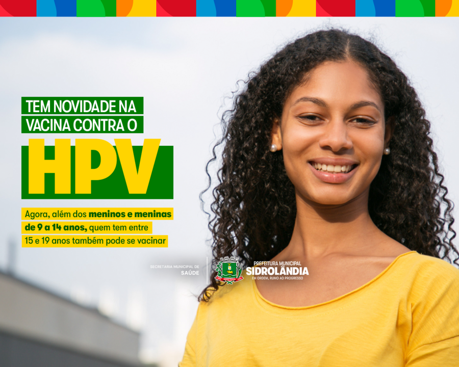 Campanha de vacinação contra o HPV segue até dezembro para adolescentes e jovens de até 19 anos