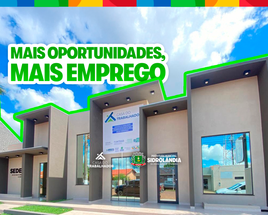 De janeiro a outubro, Casa do Trabalhador de Sidrolândia oferta mais de 1,500 vagas de emprego