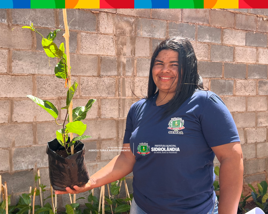 Mais de 40 mudas são entregues em ação do Troque e Plante na área rural de Sidrolândia