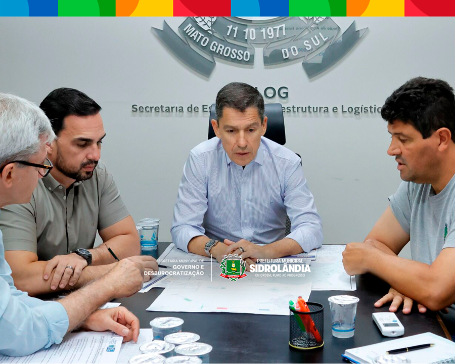 Sidrolândia avança em obras estratégicas com tratativas no Programa MS Ativo