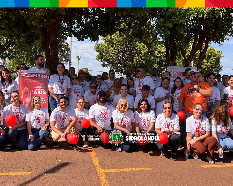 Caminhada marca o Dia Mundial de Luta Contra a Aids e destaca importância do diagnóstico e informação