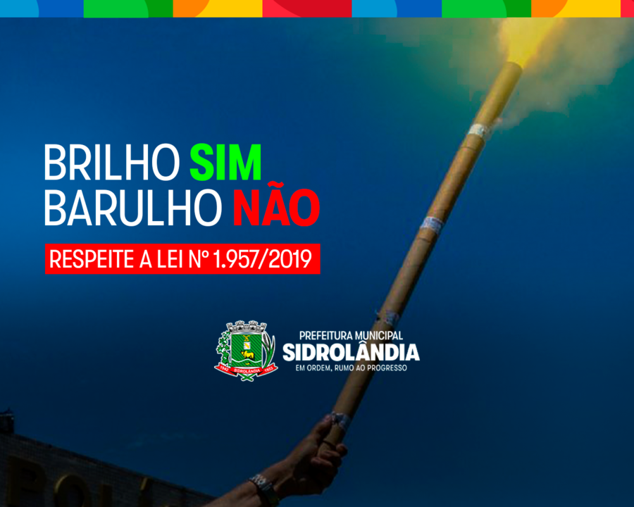 Prefeitura reforça lei que proíbe fogos de artifício e pede cuidado com pessoas e animais em Sidrolândia