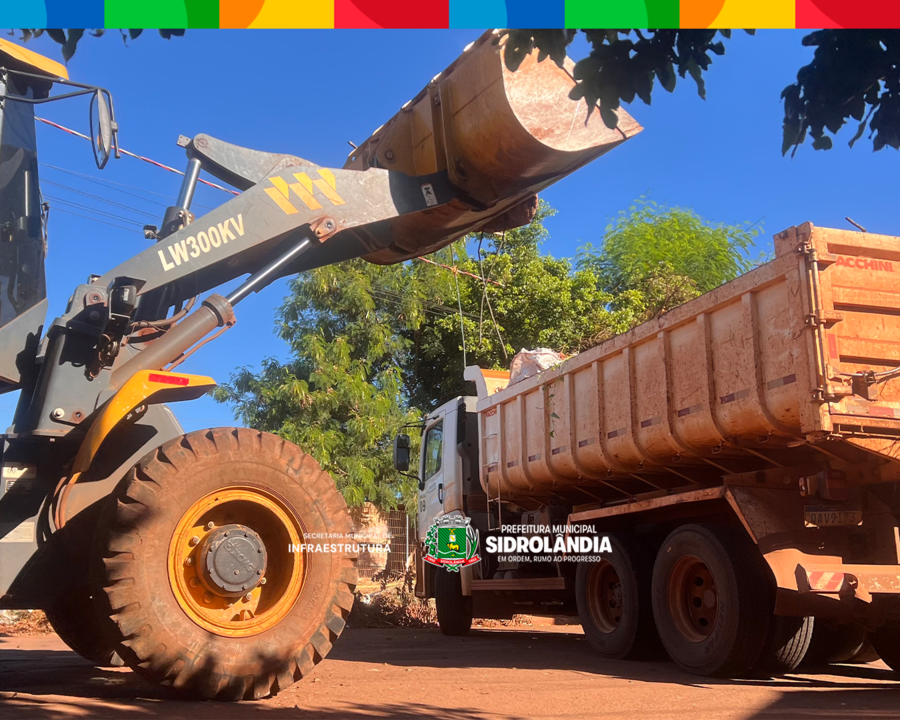 Serviços de limpeza urbana seguem em andamento no município