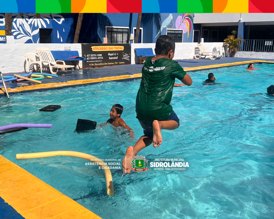 Colônia de férias leva lazer e diversão a crianças atendidas pelo SCFV do Quebra Coco