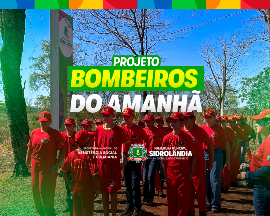 Projeto Bombeiros do Amanhã inicia processo de inscrição nos dias 9 e 10 de fevereiro