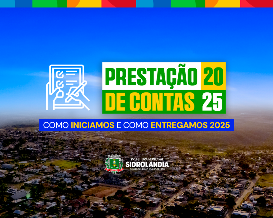 Prestação de contas evidencia virada fiscal e fortalecimento das finanças públicas em Sidrolândia