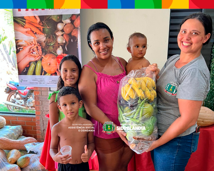 PAA Cesta Verde garante alimentos frescos a famílias acompanhadas pelo Cras Jandaia