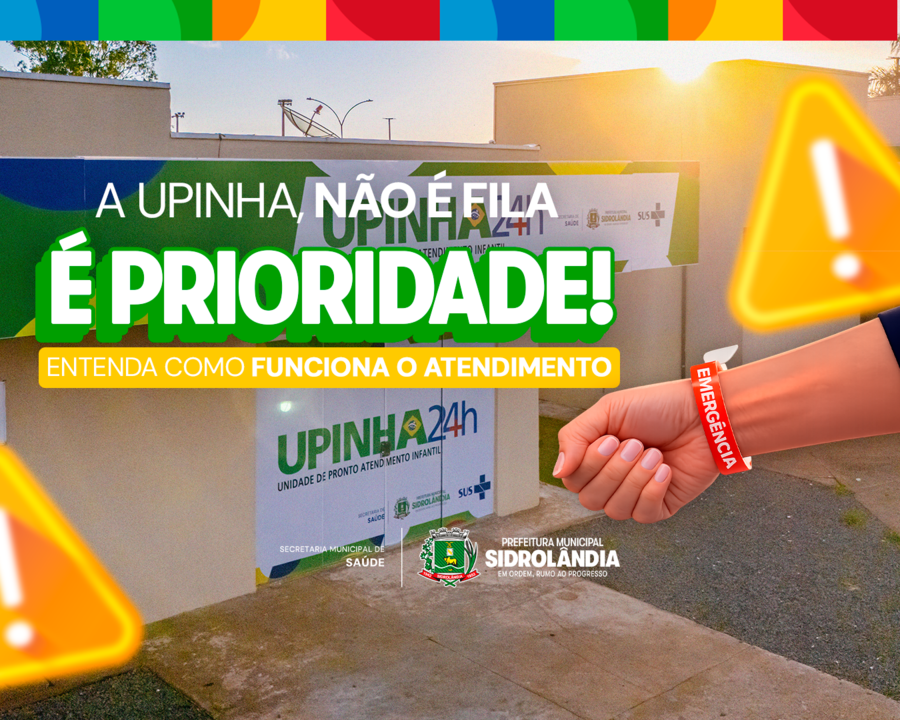 Upinha 24h: atendimento infantil segue Protocolo de Manchester em Sidrolândia