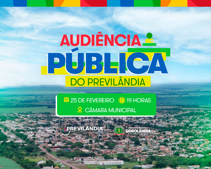 Previlândia realiza audiência pública para prestação de contas do 2º semestre de 2025