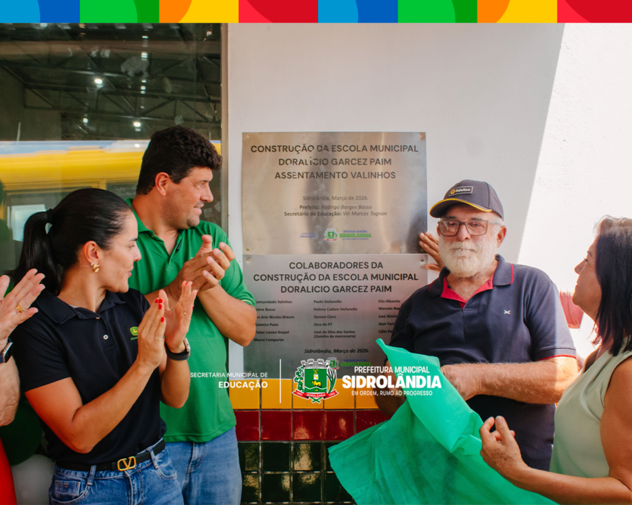 Educação: Prefeitura de Sidrolândia inaugura escola no Valinhos e garante ensino mais próximo das famílias