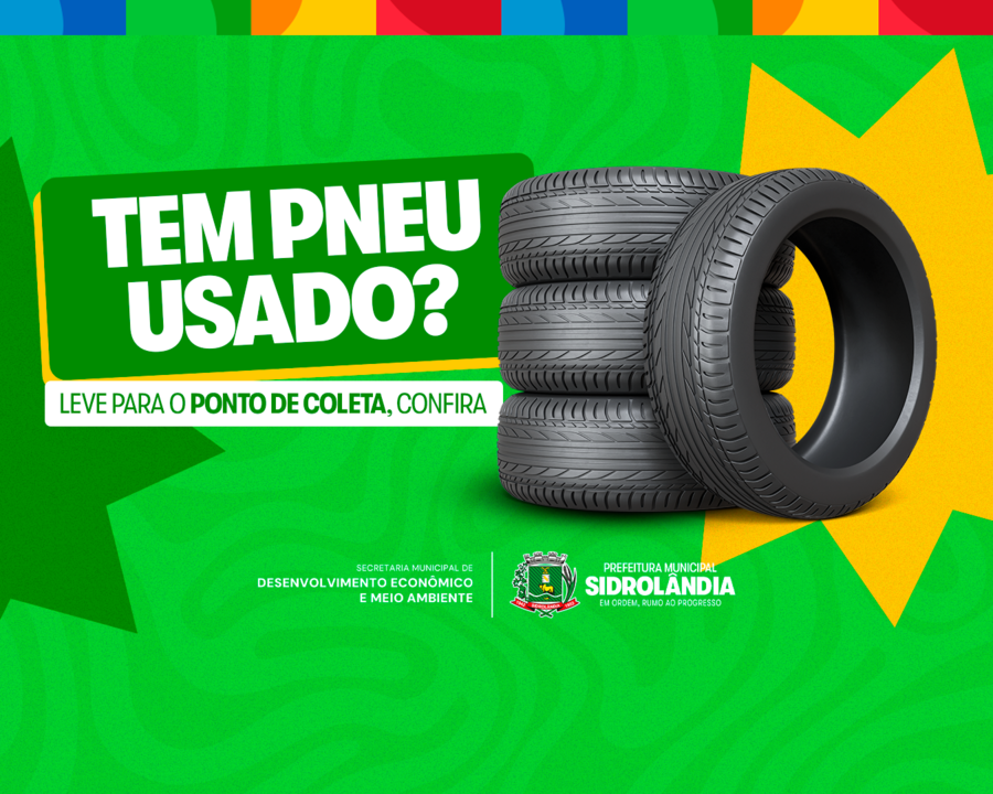 Tem pneu usado? Veja onde descartar corretamente em Sidrolândia