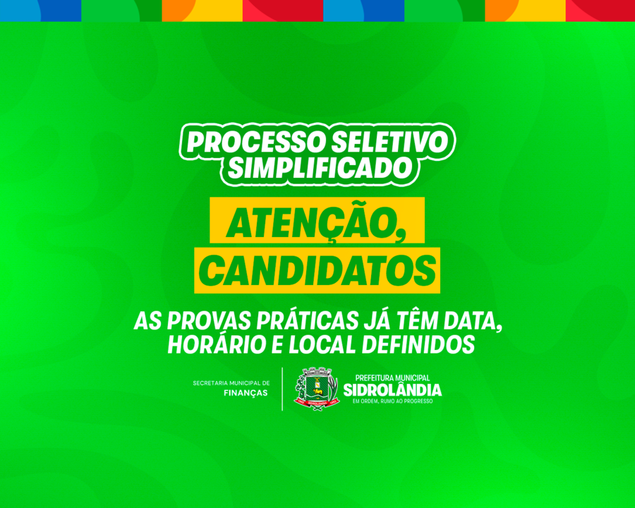 Processo seletivo: datas e locais das provas práticas já estão disponíveis, confira