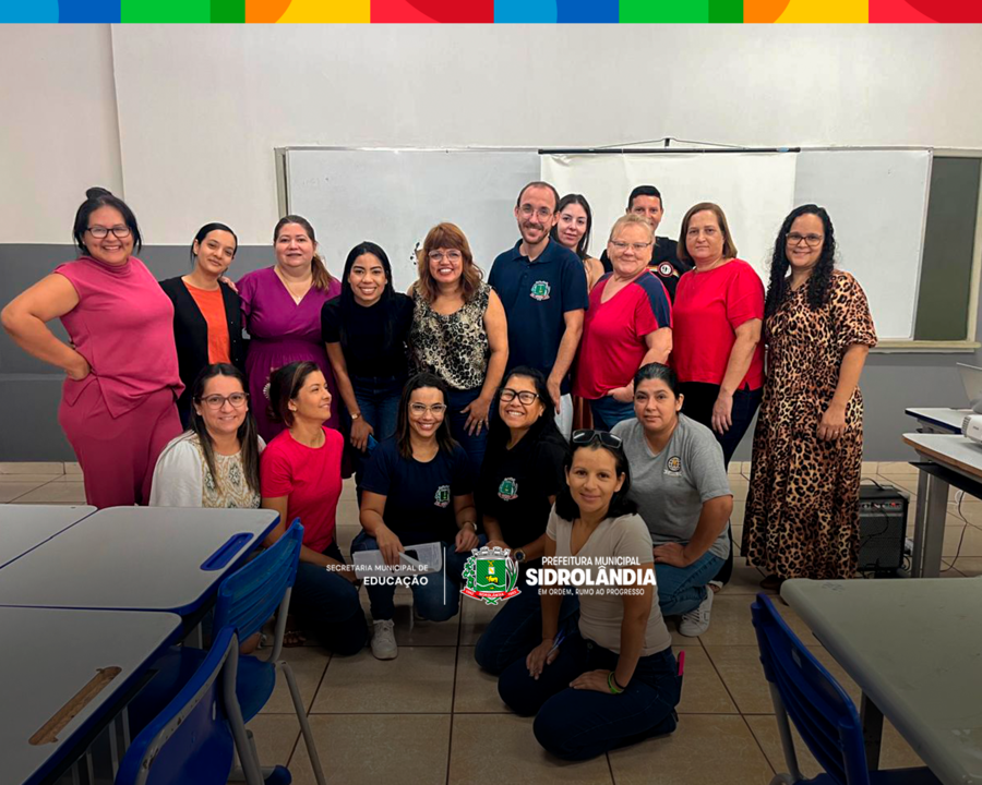 Jornada formativa do MS Alfabetiza mobiliza professores das escolas urbanas da Rede Municipal de Sidrolândia