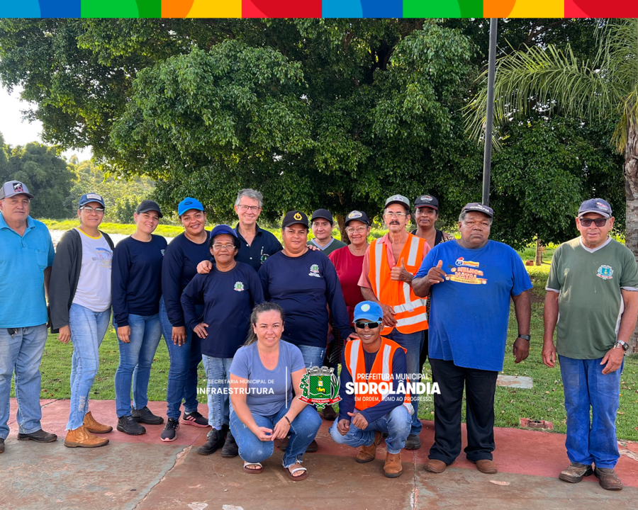 Equipes intensificam limpeza urbana em diferentes regiões de Sidrolândia