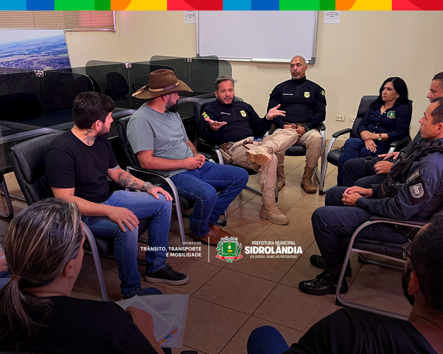 Maio Amarelo: ações começam a ser planejadas para melhorar o trânsito em Sidrolândia