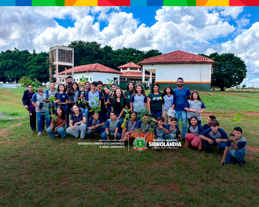 Programa Troque e Plante leva educação ambiental às escolas da zona rural de Sidrolândia