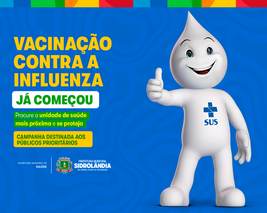 Vacinação contra a Influenza já começou: veja quem pode se imunizar em Sidrolândia