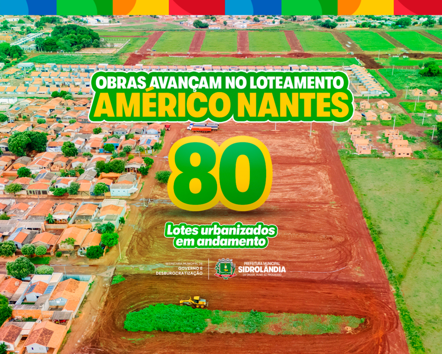 Loteamento com 80 unidades avança e abre caminho para moradias em Sidrolândia