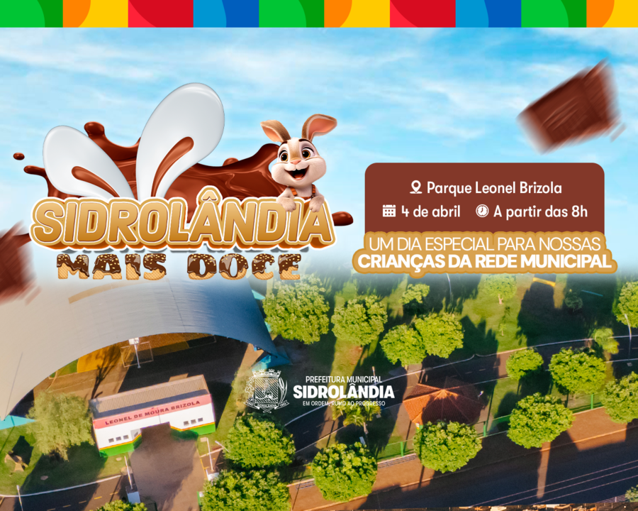 Sidrolândia Mais Doce: Prefeitura promove Páscoa especial para estudantes da Rede Municipal