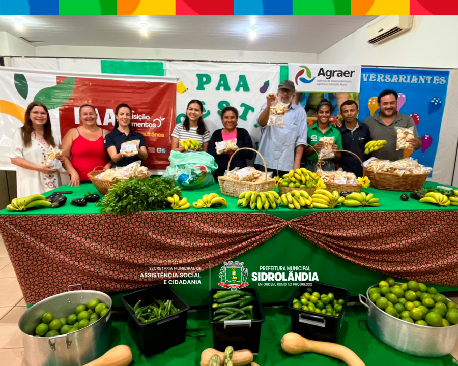 Programa de Aquisição de Alimentos beneficia famílias e fortalece produtores em Sidrolândia