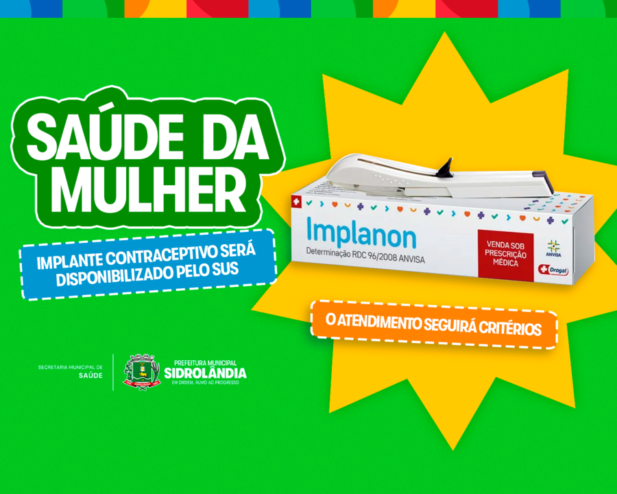 Saúde da mulher: implante contraceptivo será disponibilizado pelo SUS e atendimento seguirá critérios 
