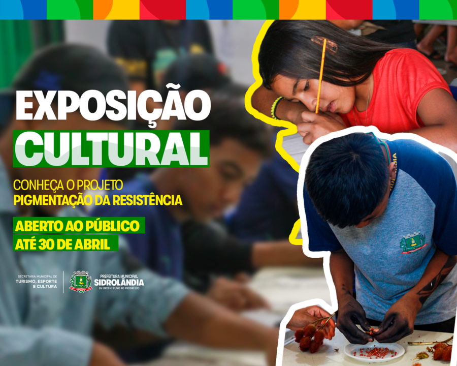 Exposição do projeto “Pigmentação da Resistência” valoriza cultura indígena e está aberta ao público em Sidrolândia