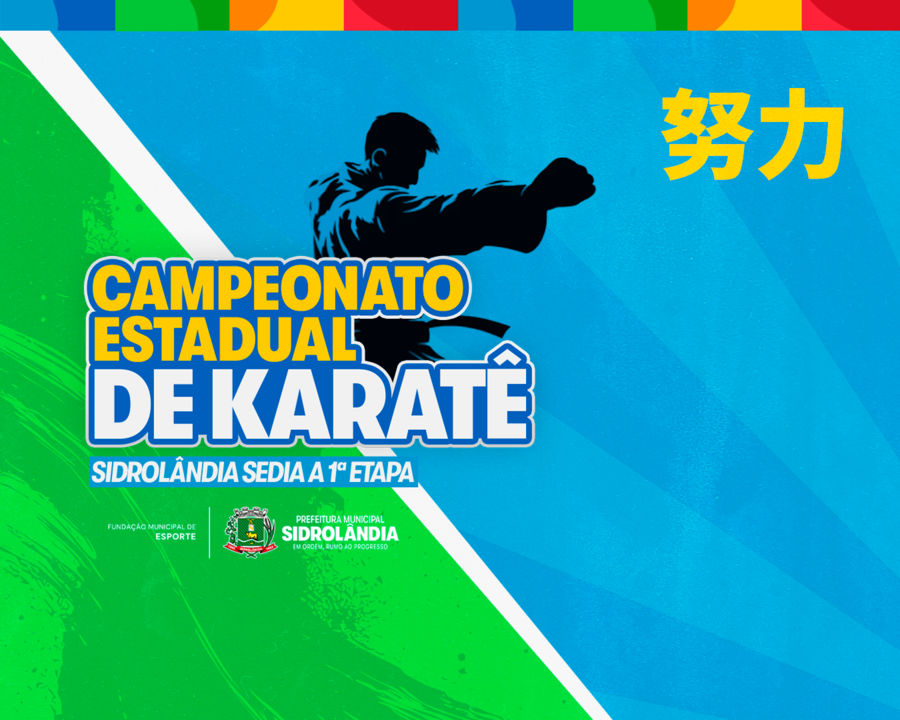 Sidrolândia receberá a 1ª etapa do Campeonato Estadual de Karatê de Mato Grosso do Sul