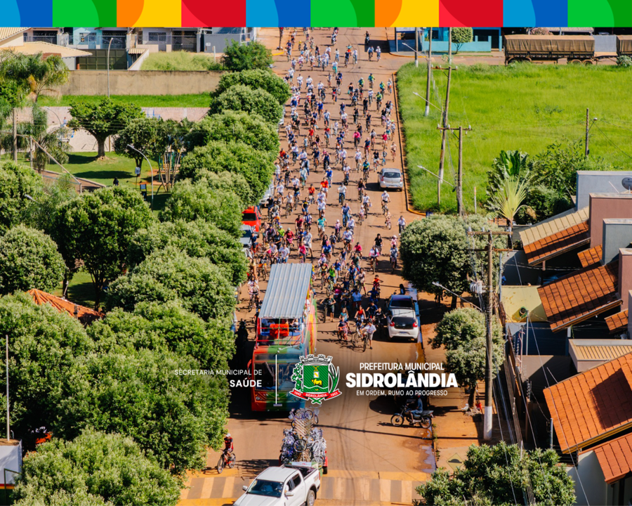 Pedalada contra a dengue reúne moradores e fortalece prevenção em Sidrolândia