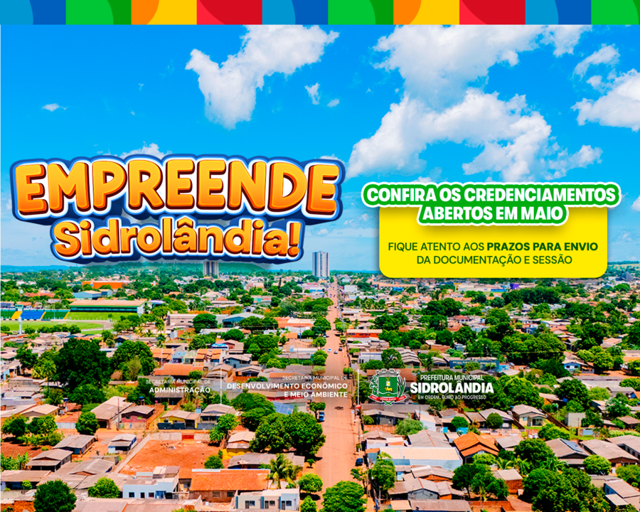 Empreende Sidrolândia abre credenciamentos de maio, confira prazos e serviços disponíveis