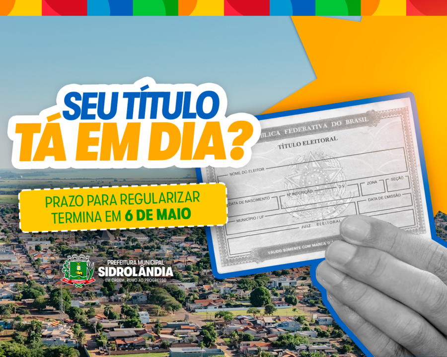 Prazo para regularizar título de eleitor termina em 6 de maio e moradores devem se antecipar