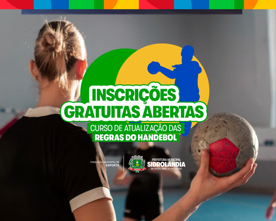 Sidrolândia recebe curso de atualização das regras do handebol com inscrições gratuitas