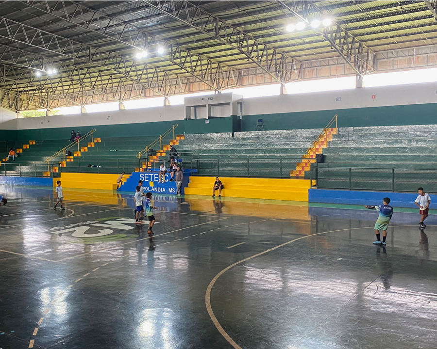 Ginásio Olegário da Costa Machado recebe revitalização com equipe própria e recursos municipais