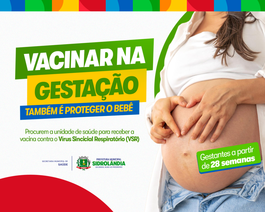 Vacinação de gestantes ajuda a proteger bebês contra bronquiolite em Sidrolândia
