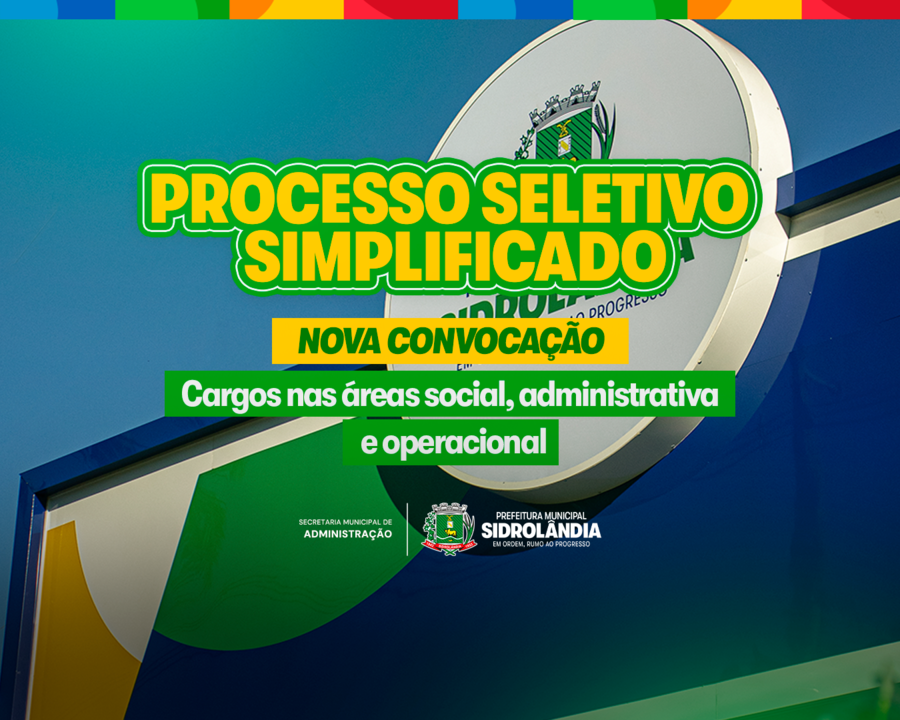 Processo seletivo: Prefeitura convoca candidatos para cargos nas áreas social, administrativa e operacional