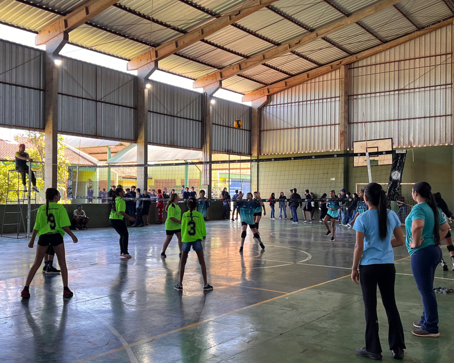 Vôlei movimenta Jogos Escolares 2026 em Sidrolândia