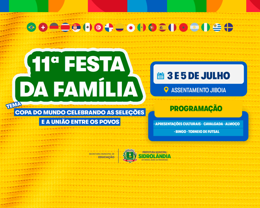 Escola Leonida La Rosa Balbuena realiza 11ª Festa da Família nos dias 3 e 5 de julho