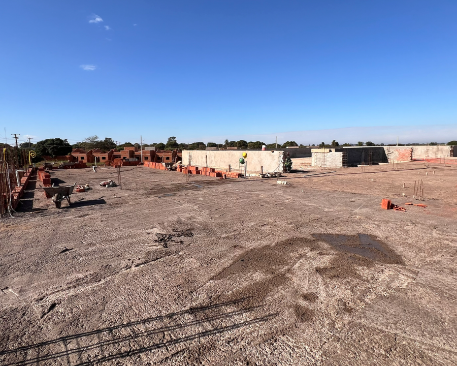 Construção da nova UBS Tipo IV avança e conclui etapa de concretagem 