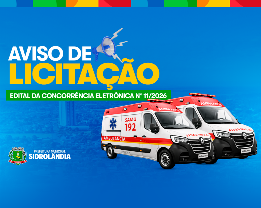 Município publica edital de licitação para construção da Base Descentralizada do SAMU