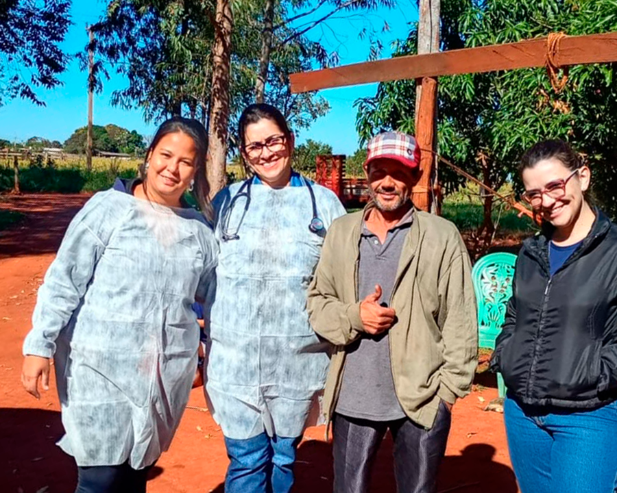 Equipe eMulti mantém atendimentos semanais em comunidades da zona rural