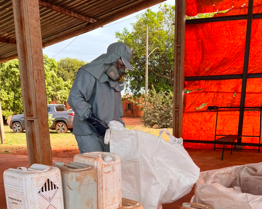 Produtores do Capão Bonito II participam da segunda etapa de devolução de embalagens de agrotóxicos