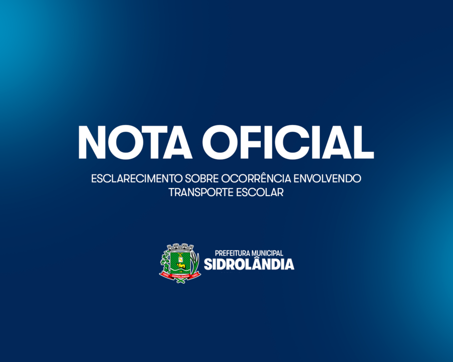 Esclarecimento sobre ocorrência envolvendo transporte escolar