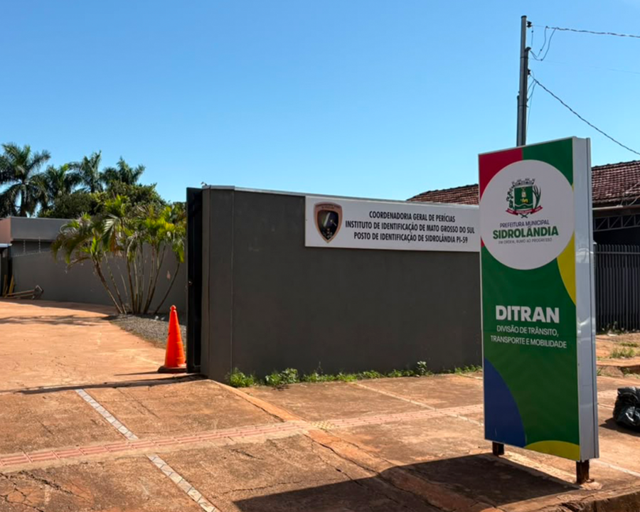 Confira os serviços disponíveis à população no Posto de Identificação de Sidrolândia