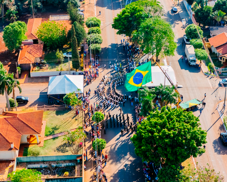 Semana da Pátria terá desfiles e atividades cívicas em diferentes regiões de Sidrolândia