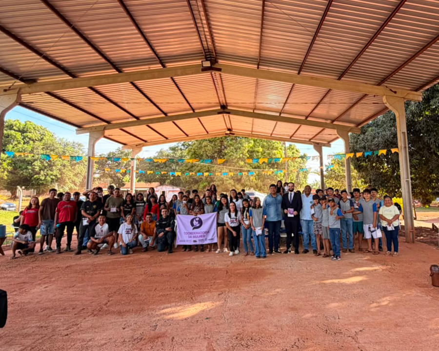 Lei Maria da Penha Vai à Escola promove diálogo sobre prevenção na Aldeia Córrego do Meio