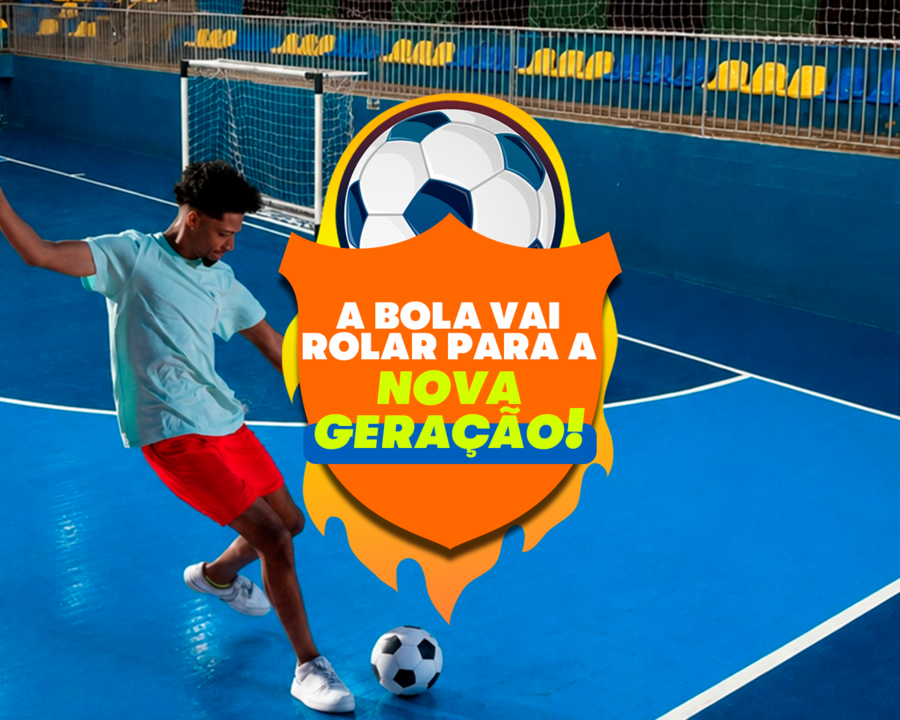 Estão abertas as inscrições para o Campeonato Municipal de Futsal de Base 2026