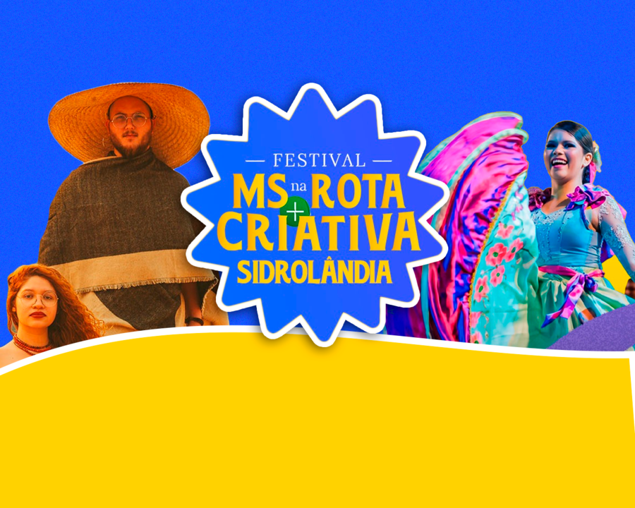Festival MS na Rota+Criativa chega a Sidrolândia com música, arte e programação para toda a família
